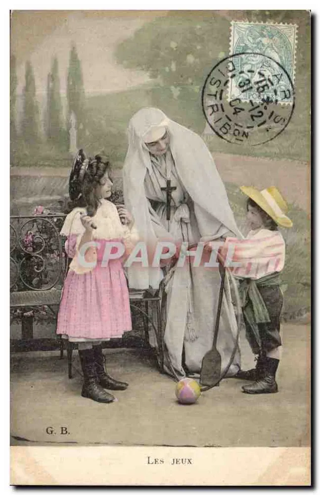 Die Spiele — G.B. — G. B. — Saint-Ribion - Vorderseite