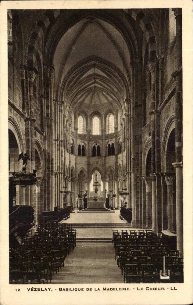 Carta postal sem imagem — Loja do Castelo de Vézelay - Frente