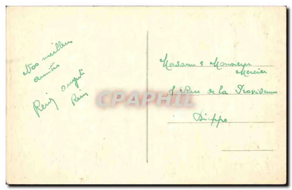 Dieppe — Vista Geral — Editor desconhecido, número de série não visível - Verso
