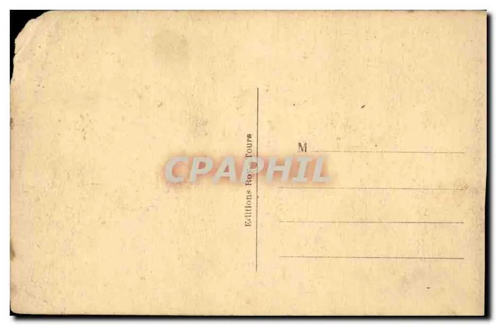 Sanatorium de BEL-AIR, La Membrolle (Loire-et-Loire) — Eingangsvestibül — Verlag: Editions Roy Tours - Rückseite