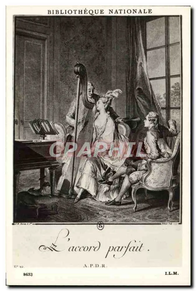 Nationalbibliothek — Das perfekte Akkord — A.P.D.R. & I.L.M. n° 8633 - Vorderseite