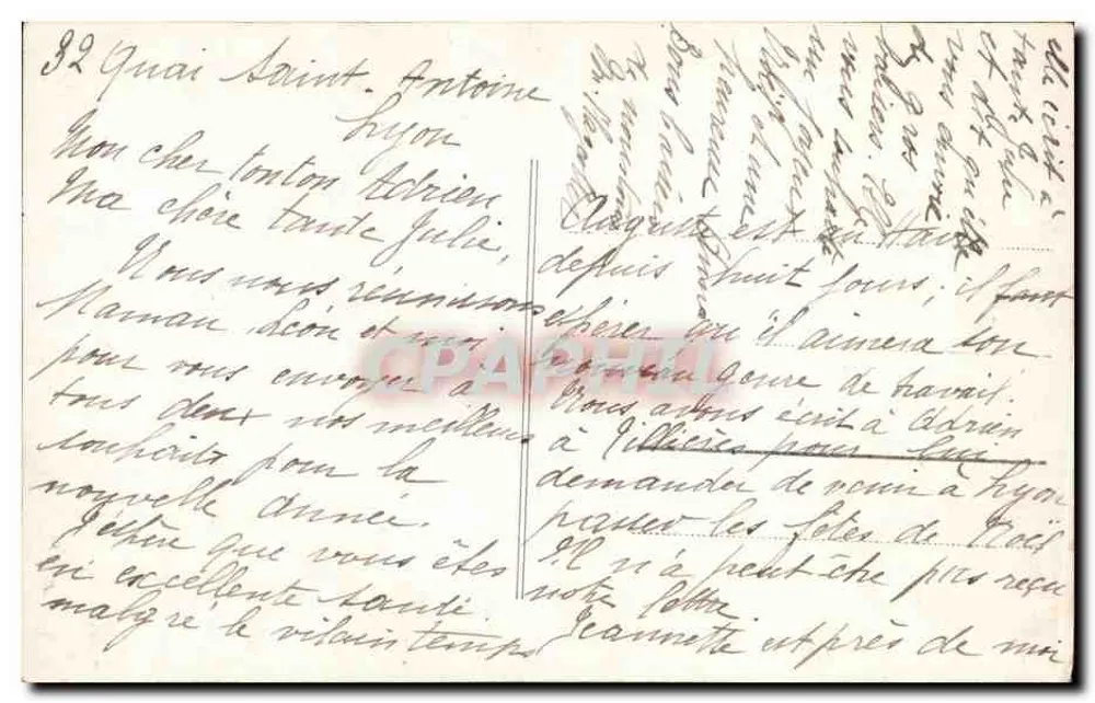 Lächelnde Mädchen in einem Efeu-Rahmen — Verlag J. 475 - Rückseite