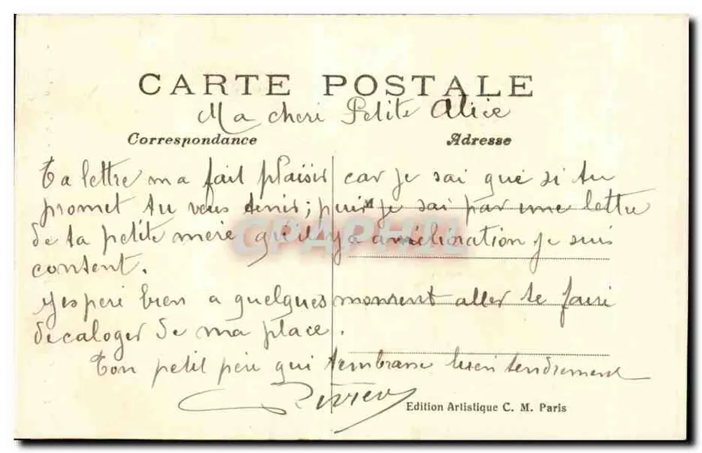 Évreux (Eure) — Boiseries interior da Catedral — C.M. n°111 - Verso
