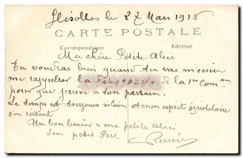 Conches (Eure) — Portal der Kirche Sainte-Foy — P. Chauchin Verlag - Rückseite