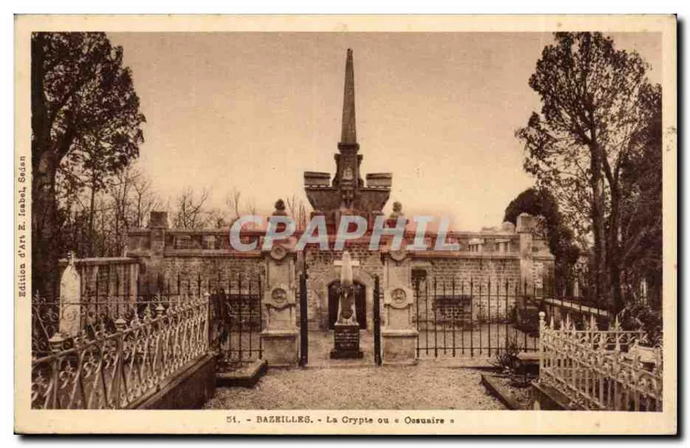 Bazailles - A Cripta ou O Ossuário — Edição de Arte E. Isabel Sodan, n°51 - Frente