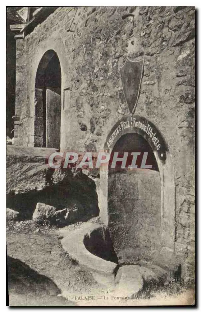 Falaise — Die Fontaine d'Arlette — anonymer Verlag, Nr. 94 - Vorderseite