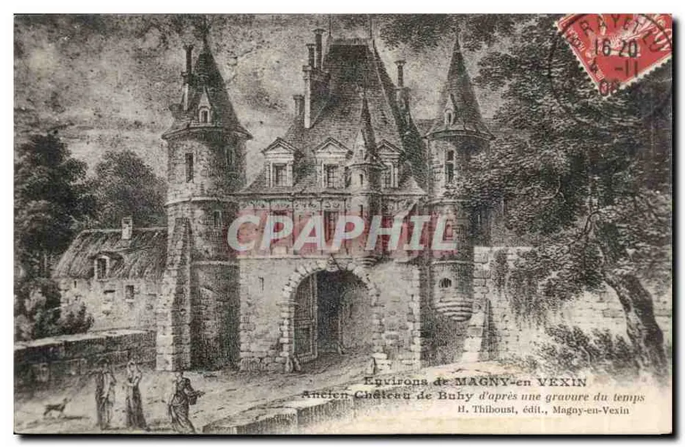 Altes Schloss Buhy — Équihors de Magny-en-Vexin — H. Thiboust, Verlag Magny-en-Vexin - Vorderseite