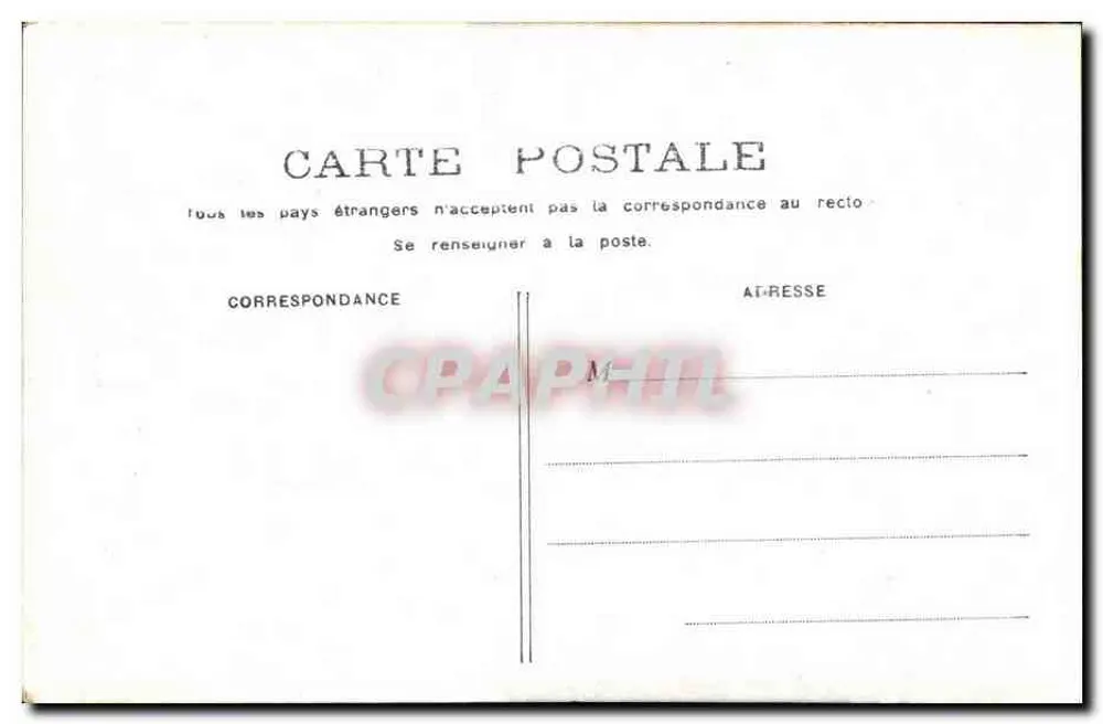 PARIS - Monument de Victor-Hugo — editor desconhecido, número de série não visível - Verso
