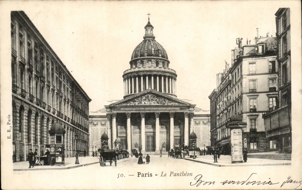 Paris - Der Panthéon — E.R., Paris, Nr. 50 - Vorderseite