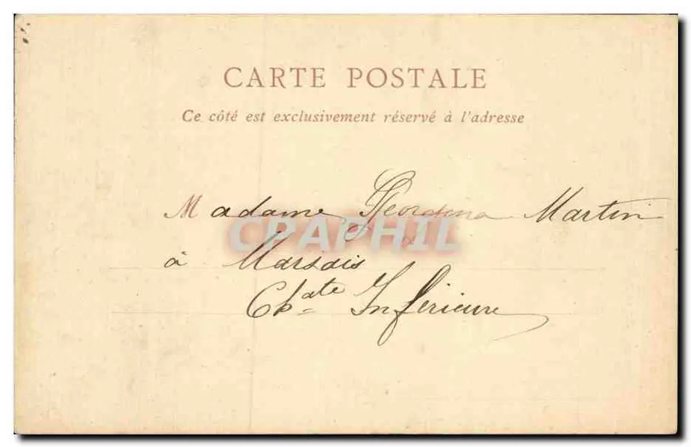 Paris — Der Pont au Change und das Palais de Justice — N.D. à bot - Rückseite