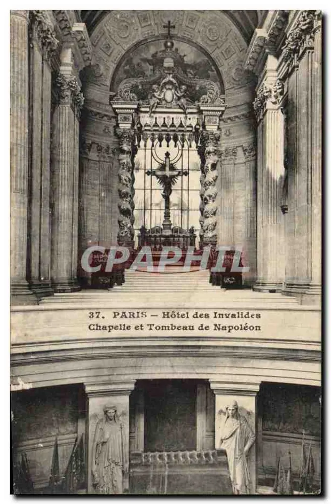 Paris — Hotel des Invalides — Kapelle und Grabmal Napoleons - Vorderseite