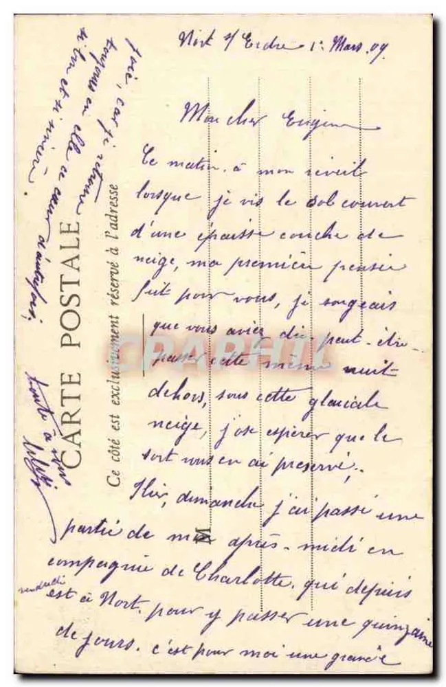 L'Aiglon — Portrait eines Mannes in Uniform und eines Kindes — Verleger L'Aiglon & Cie, Paris - Rückseite
