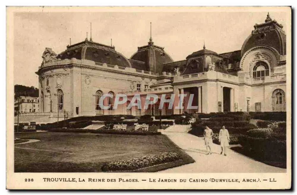 Trouville, La Reine des Plages — Le Jardin du Casino (Durville, Arch.) — LL - Vorderseite