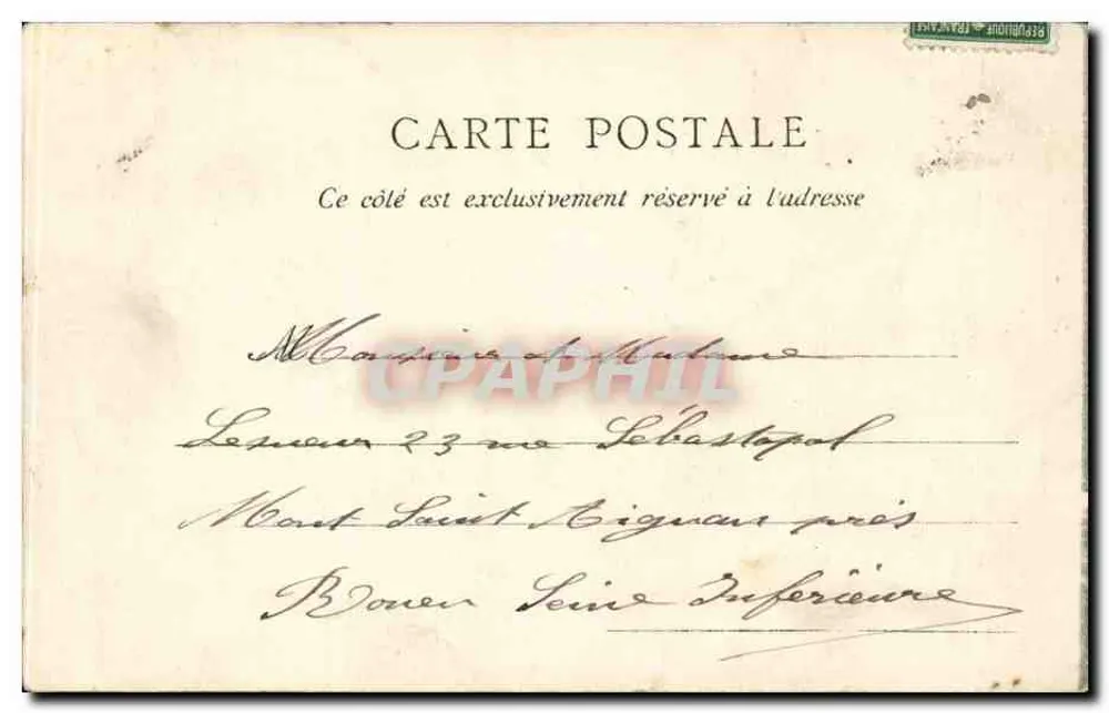 Tours — Catedral. Visão interna — G.L.C. n°30 - Verso