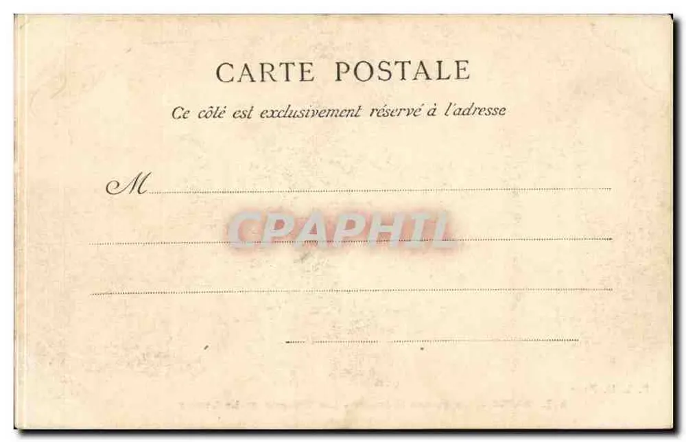 Paris — Nationaldruckerei — Die Pferde von Le Lorrain — E. L. D. Paris 327 - Rückseite