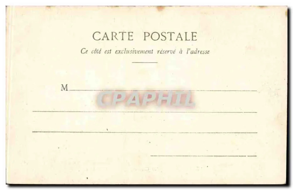 Paris - A Câmara dos Deputados — editor não identificado, n° de série 217 - Verso