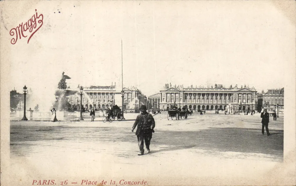 Paris — Place de la Concorde — Maggi - Frente