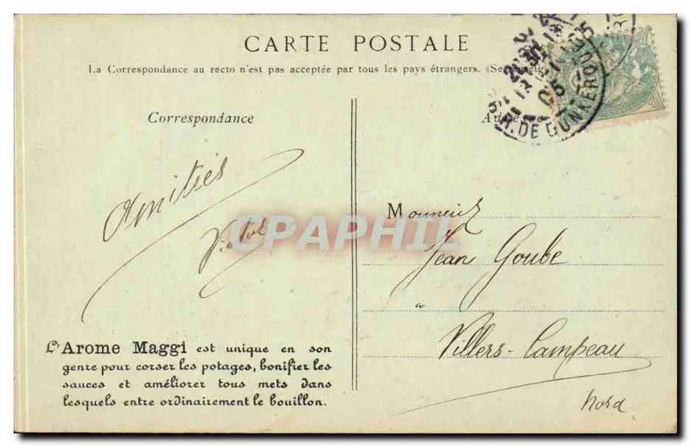 Paris — Neue Lyon-Station — Fortier & Marotte, Paris - Rückseite
