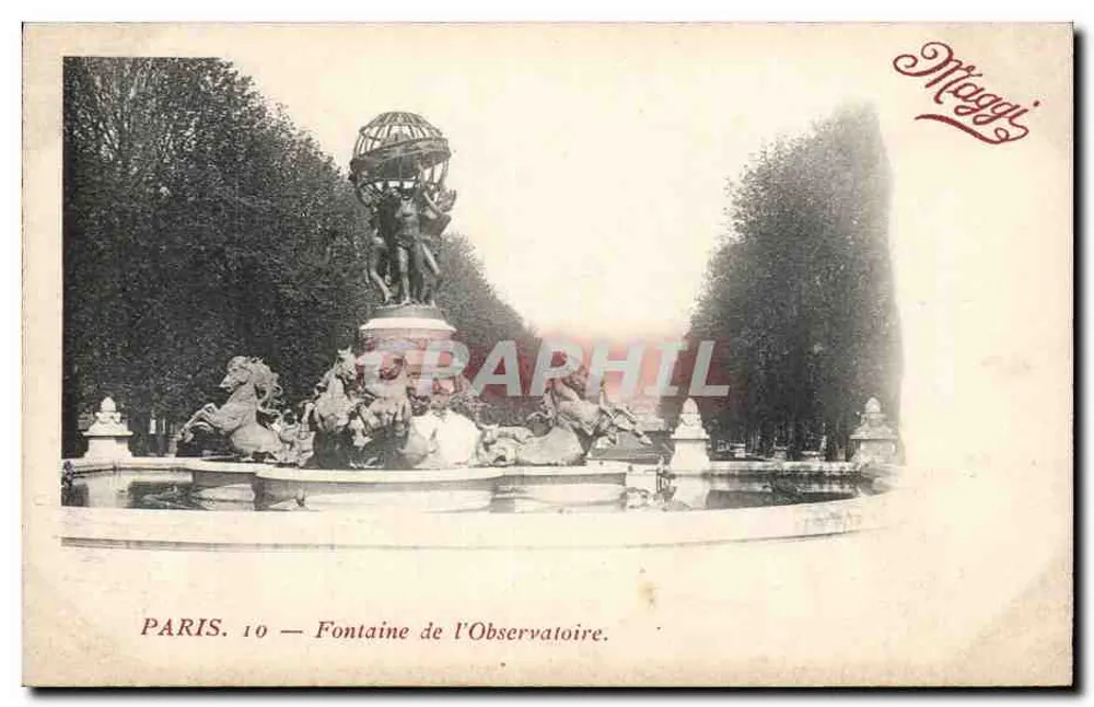 Paris — Fontaine de l'Observatoire — Maggi - Vorderseite