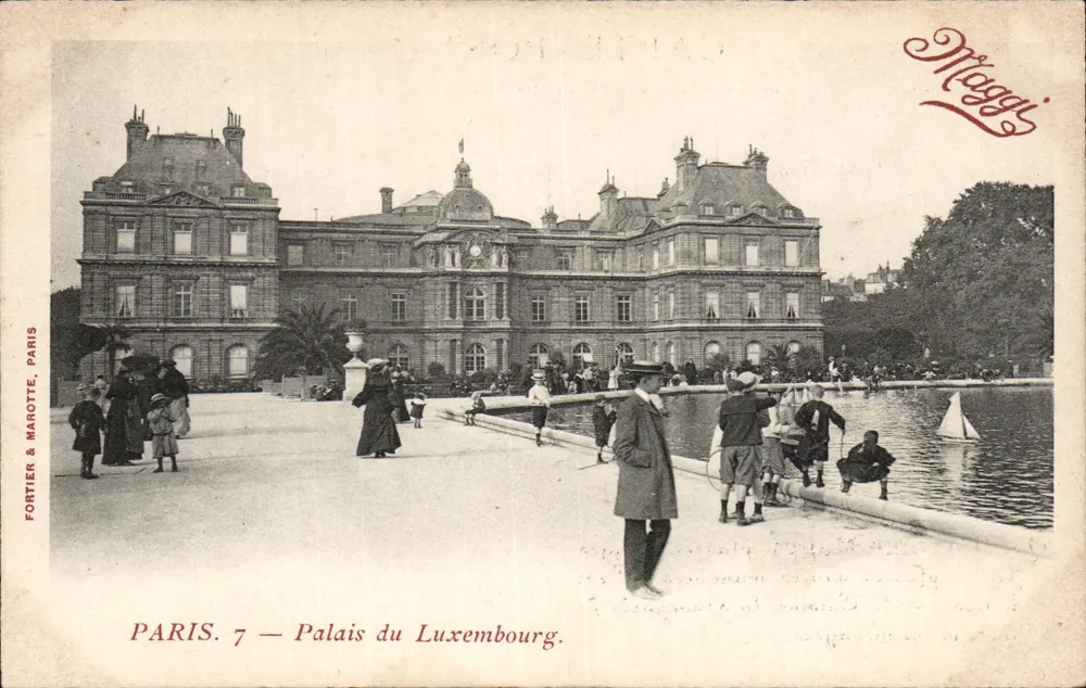 Paris 7 — Palais du Luxembourg — Fortier & Marotte, Paris - Vorderseite