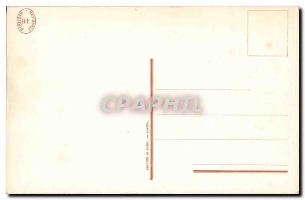 Nationalbibliothek — Die Besetzung — Kupferstich von C.-L. Lingée, nach Freudeberg, für das Denkmal des Kleides (I.L.M.) - Rückseite