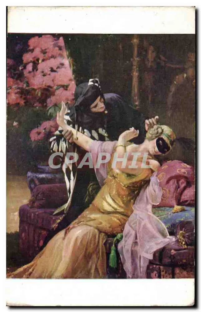 Unter der Maske — D. Etcheverry, N° 42 — französische Herstellung - Vorderseite