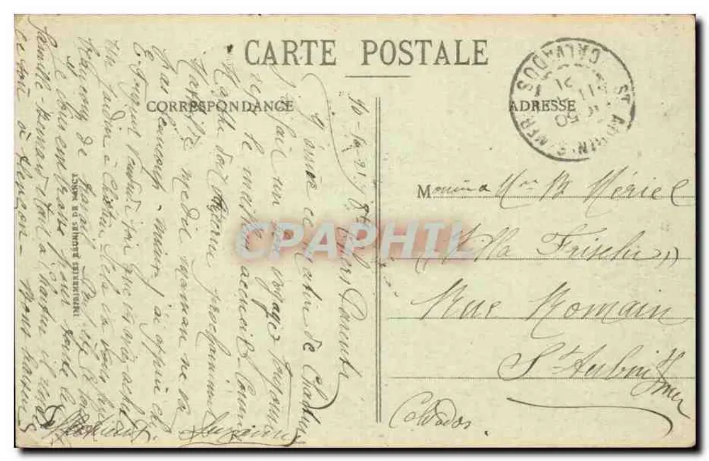 Chartres (E.-et-L.) — Vista geral — Ch. Fonceault, edição 104 - Verso