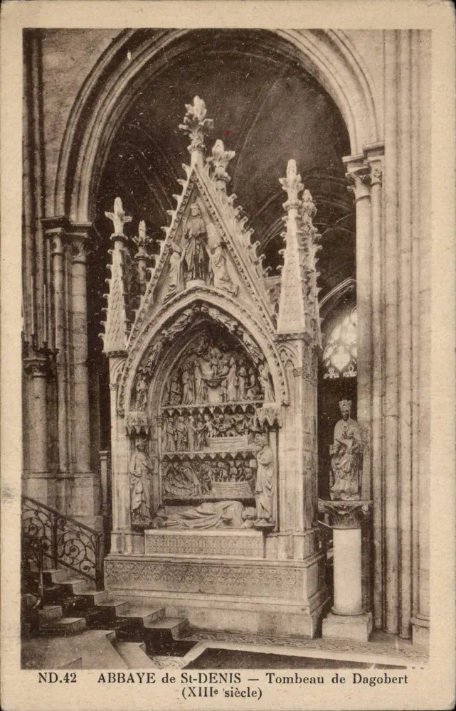 Abdij van Sint-Dionysius — Graf van Dagobert (13e eeuw) — ND.42 - Voorkant