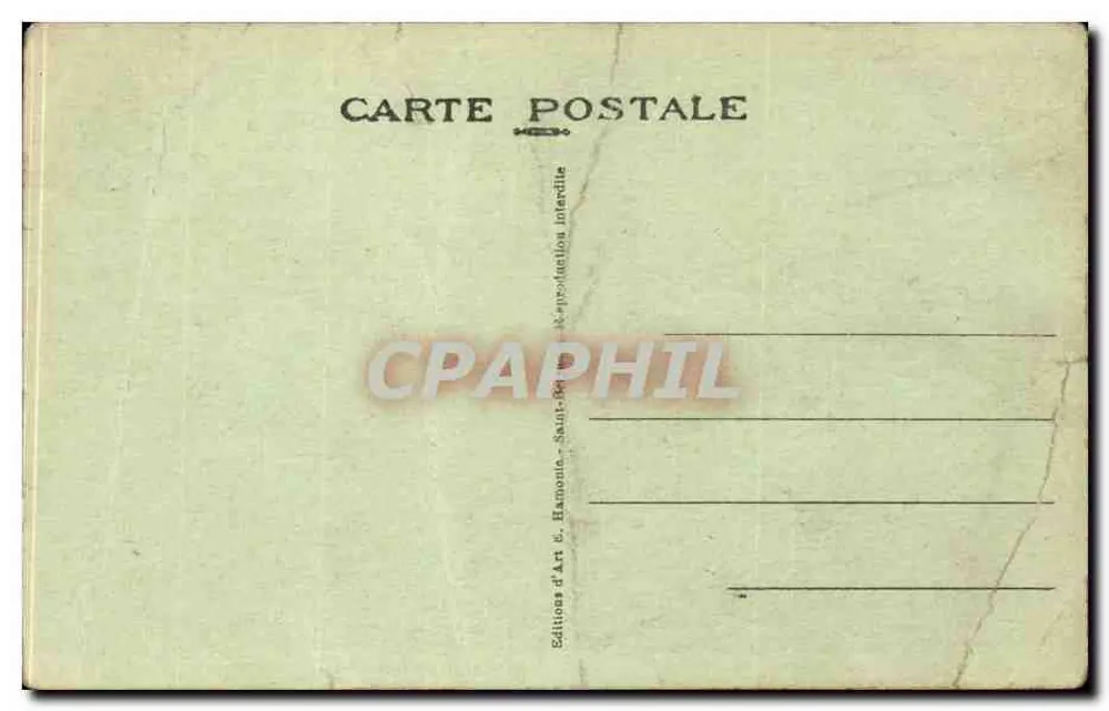 Fonte sagrada no Portal da Basílica Nossa Senhora de Folgoët — Série 5297 — Edições de Arte E. Hamonia, Saint-Hamond - Verso
