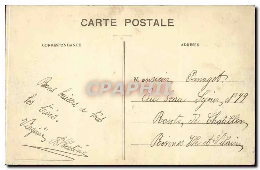 Paris - O Hotel Terminus e a Rue St-Lazare — editor anônimo, n° 238 - Verso