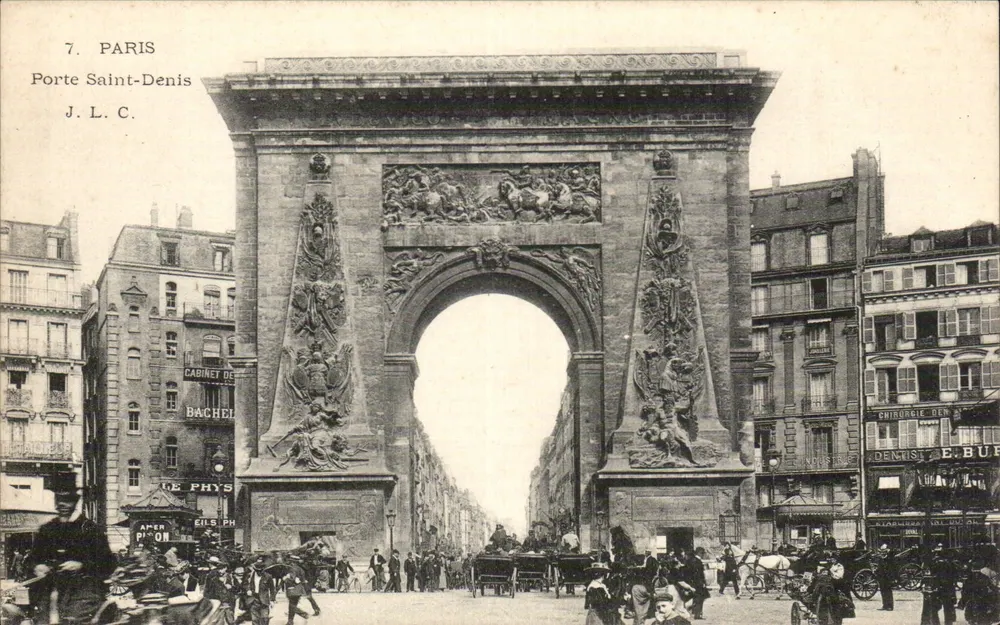 Paris — Porta São Denís — J. L. C. - Frente