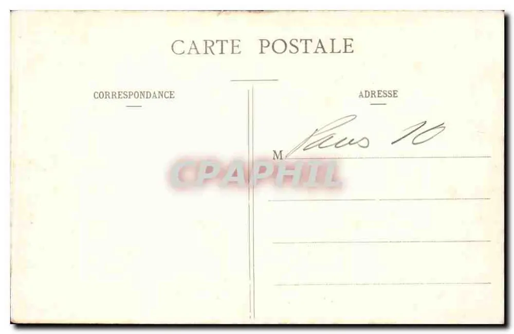 Place de la République — Paris — editor desconhecido, n° 100 - Verso