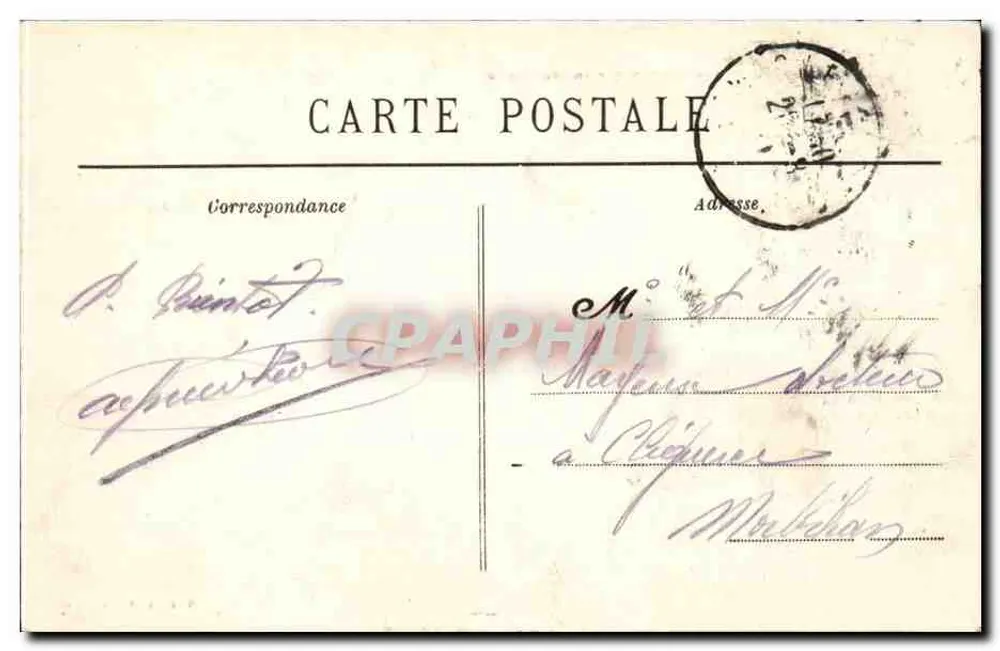 Montmartre — Panoramablick auf den Sacré-Cœur — G. C. A. Paris, n° 906 - Rückseite