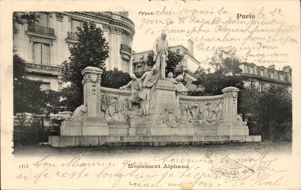 Monumento Alphand — Paris — B.E. Paris, n°163 - Frente