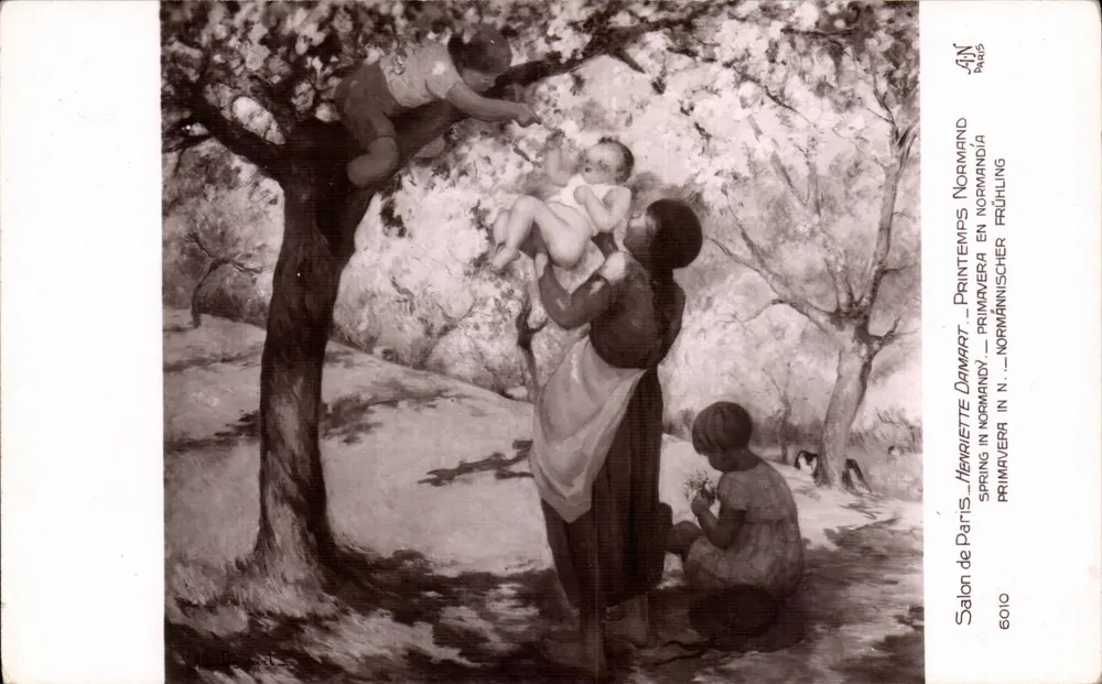 Frühling in der Normandie — Henriette Damart — Paris Salon — AN Paris 6010 - Vorderseite