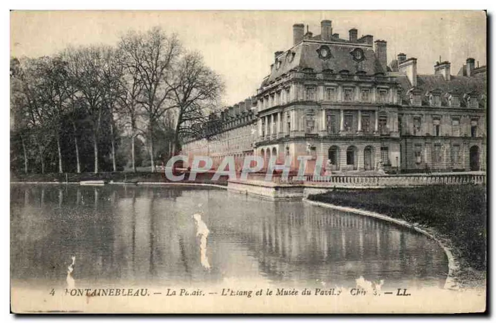 Fontainebleau — Der See und das Pavillon-Museum — Chir 3 — LL - Vorderseite