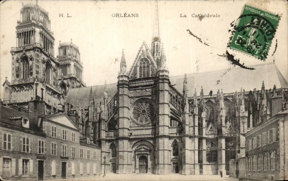Orléans — A Catedral — H.L. - Frente