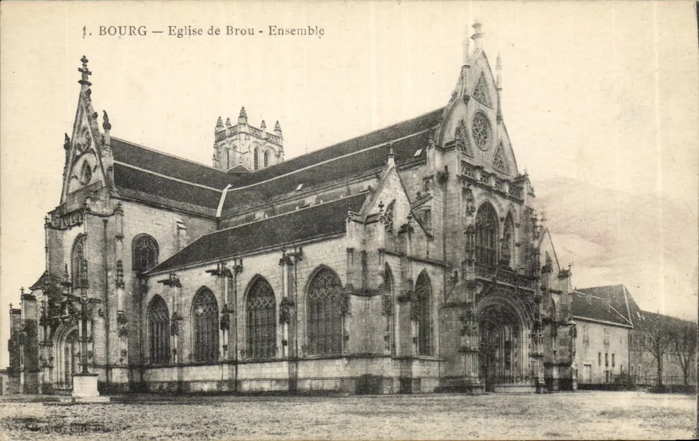 Bourg — Igreja de Brou — Conjunto — Editor: C. A. V. FERRE - Frente