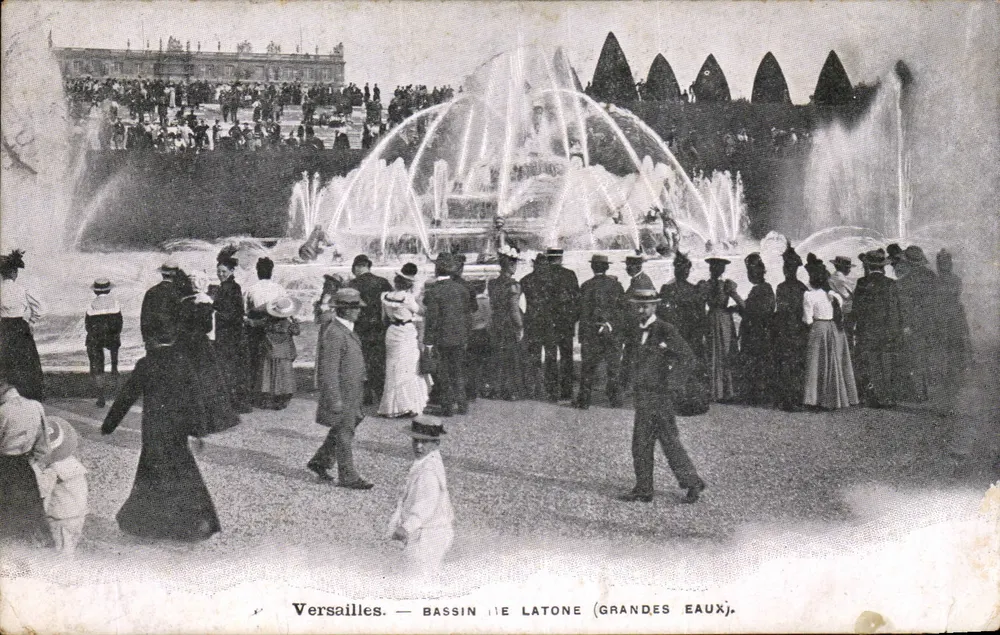 Versailles — Bassin de Latone (Grandes Eaux) — Editor não identificado - Frente