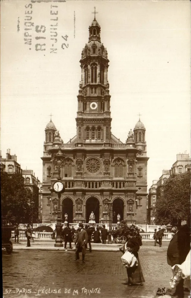 Paris - A Igreja da Trindade — AN Paris, n°57 - Frente