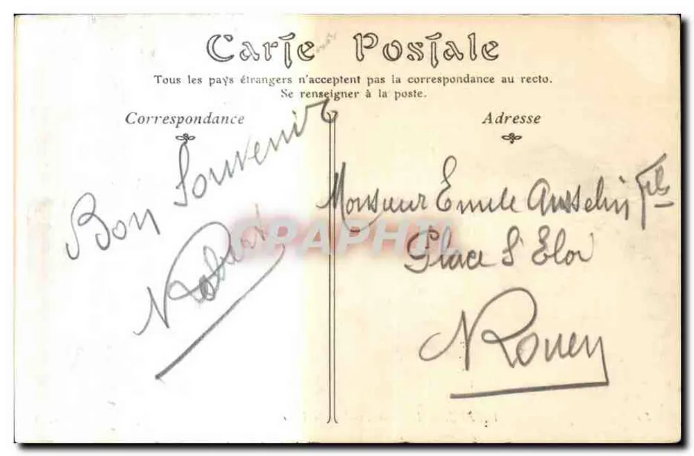 Dieppe — Das Casino, Stadtseite — ND. Fot. n°89 - Rückseite