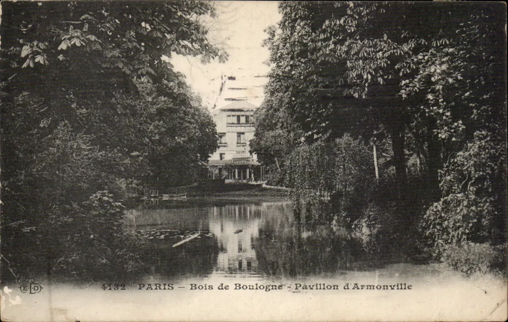 PARIS – Bois de Boulogne – Pavillon d’Armonville — Verleger E.D. n° 4132 - Vorderseite