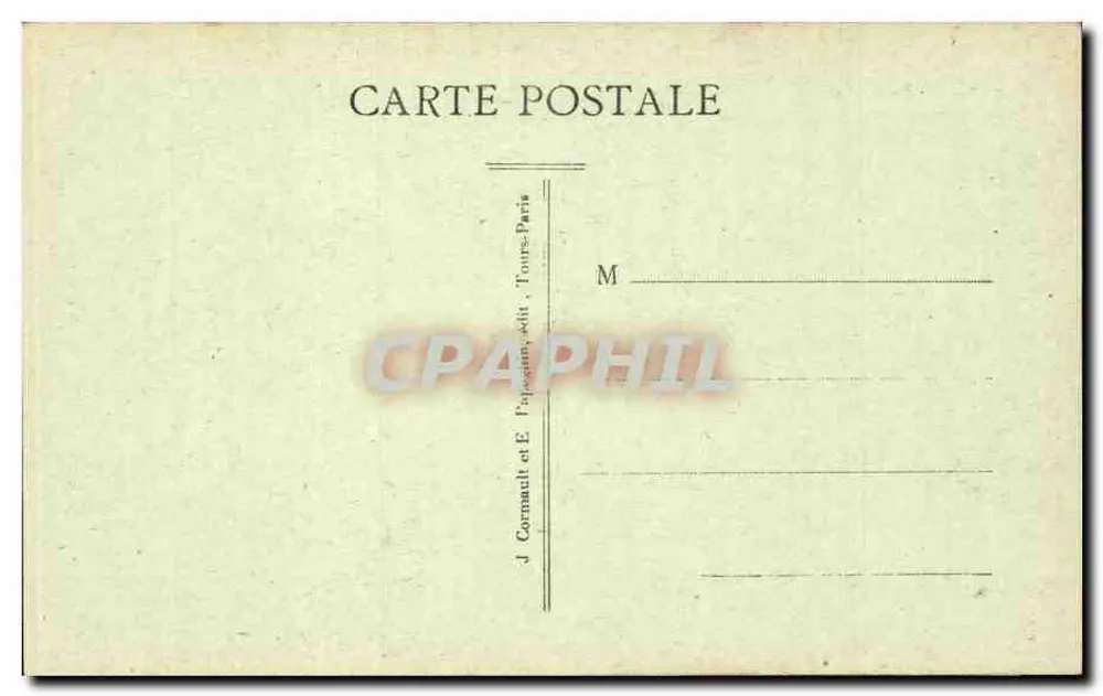 PARIS — Der Tuileries-Garten und das Pavillon de Rohan — A. P. n°109 - Rückseite