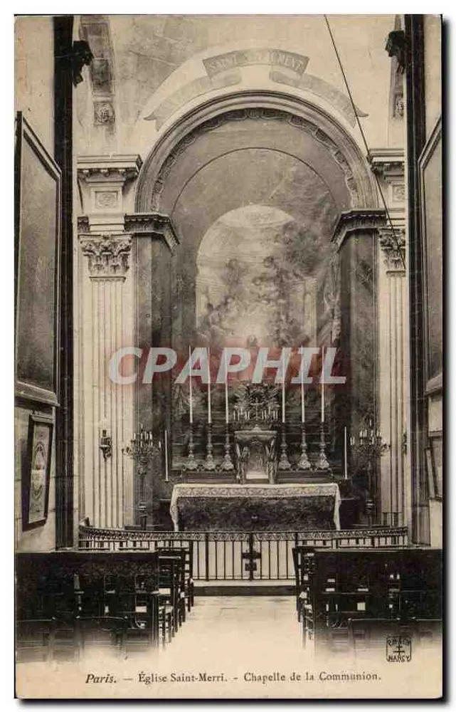 Paris — Kirche Saint-Merri — Kapelle der Kommunion - Vorderseite