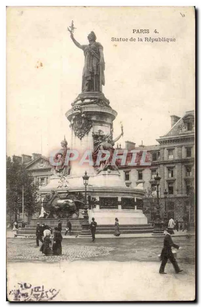 Estátua da República — Paris — n°4 - Frente