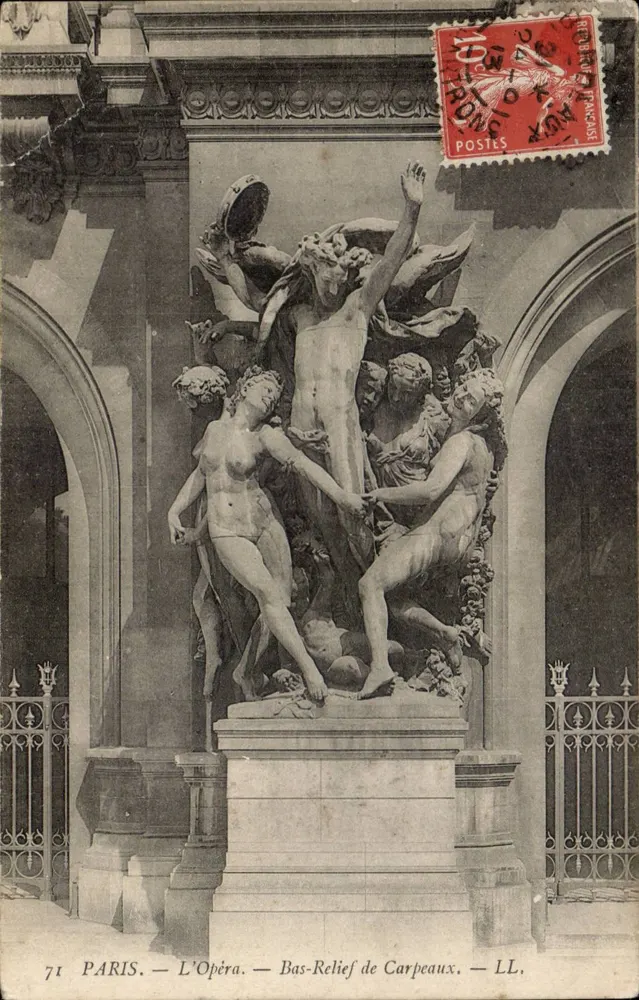 Parijs — Het Opera — Bas-relief van Carpeaux — LL, n°71 - Voorkant