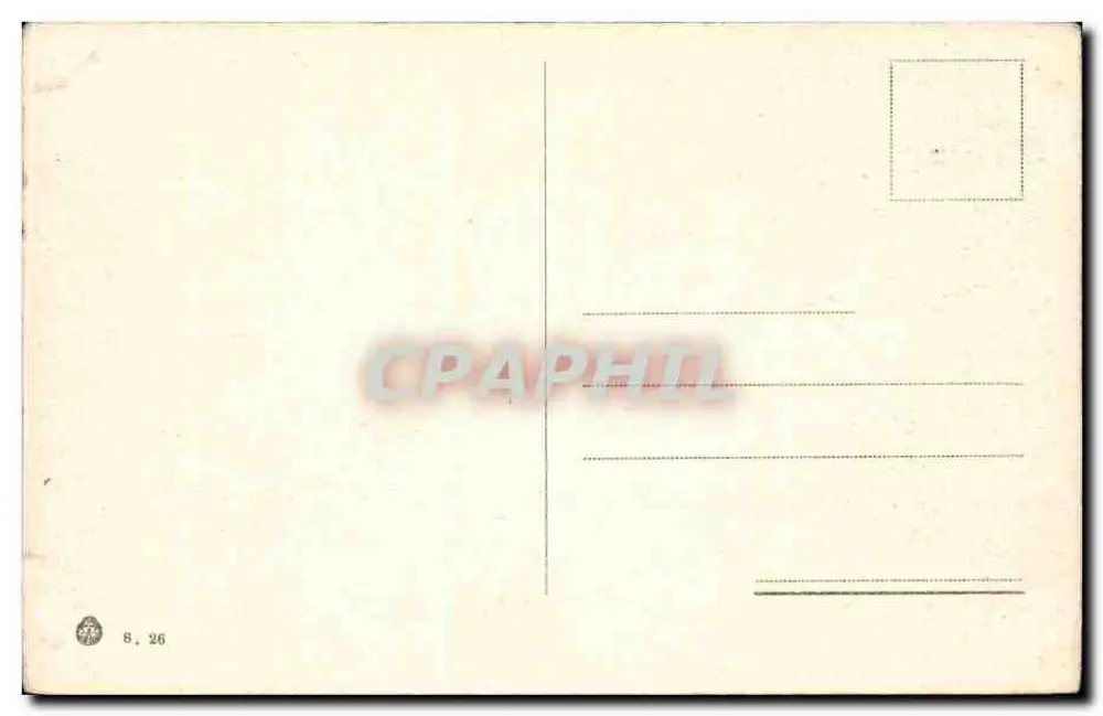 Flota — Puerto de recreo con veleros — Editor no identificado, número de serie 8.26 - Reverso