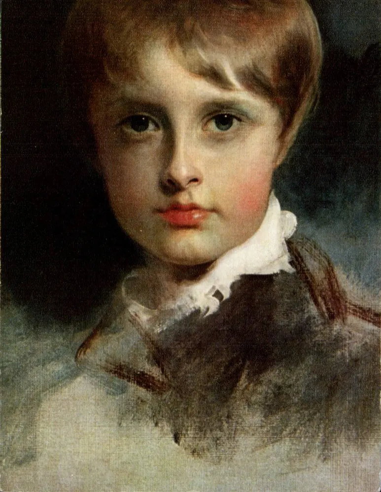 Porträt eines jungen Jungen — Thomas Lawrence — Veröffentlicht vom COMITÉ NATIONAL DE L'ENFANCE, Paris - Vorderseite