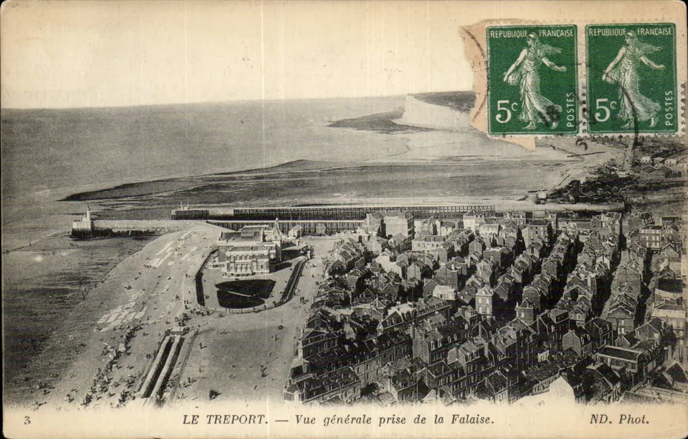 Le Tréport — Allgemeiner Blick vom Kliff aus — ND. Phot. - Vorderseite