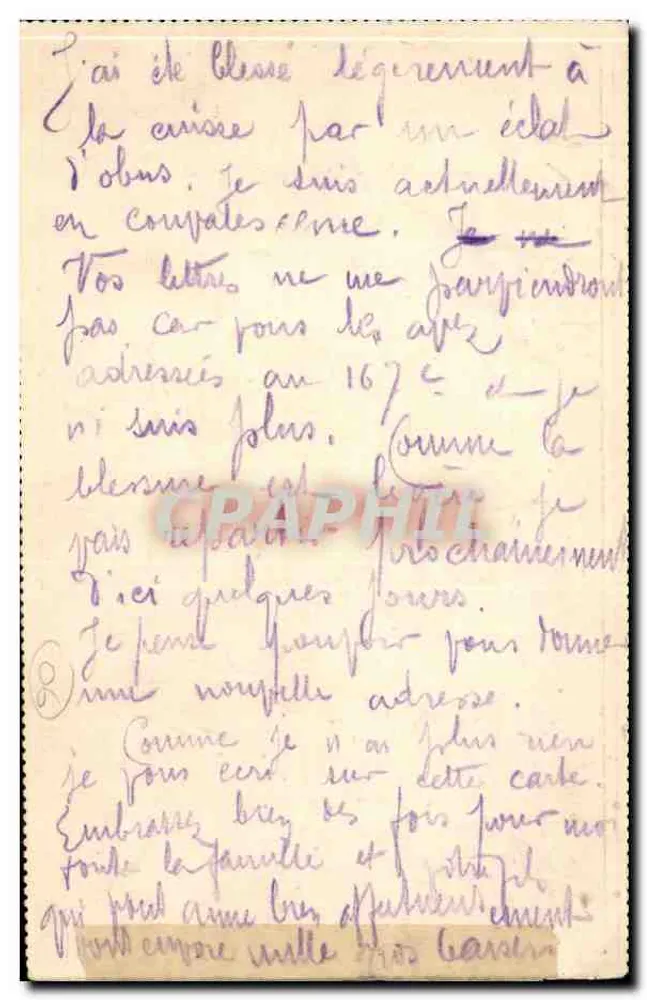 Cannes — O monte Chevalier — Coleção Boint, Editor, N° 123 - Verso